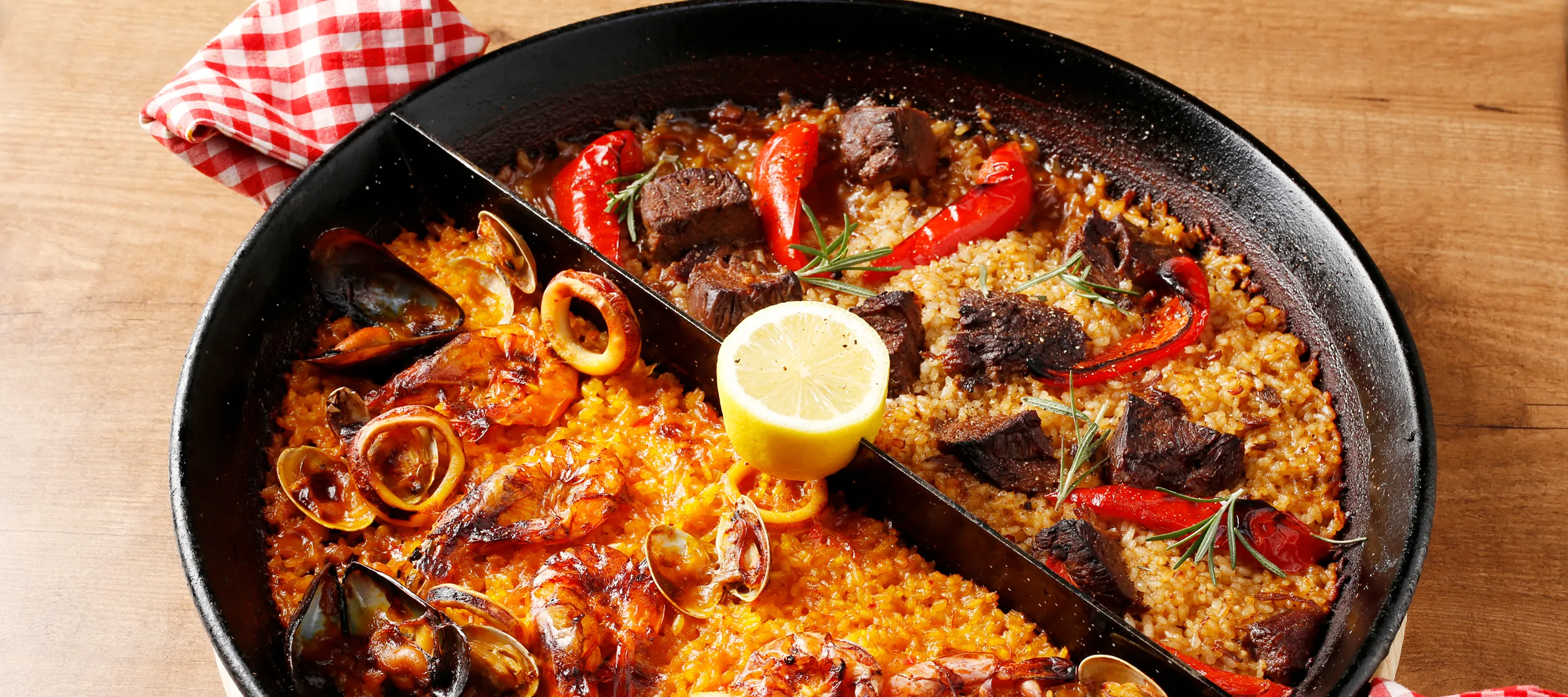 画像：パエリア